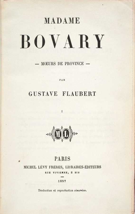Madame Bovary book cover