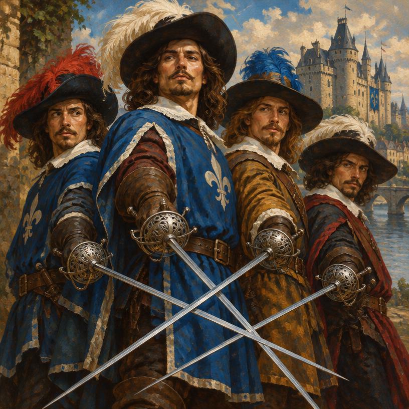 Les Trois Mousquetaires book cover